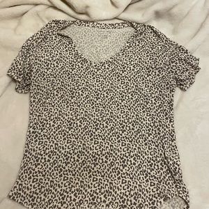 American Eagle Leopard Print “Soft and Sexy” Tee Shirt